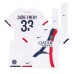 Paris Saint-Germain Warren Zaire-Emery #33 Bortedraktsett Barn 2024-25 Kortermet (+ Korte bukser)